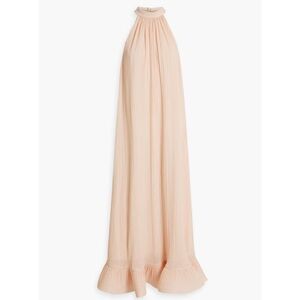Simkhai Rita plissé-chiffon maxi dress